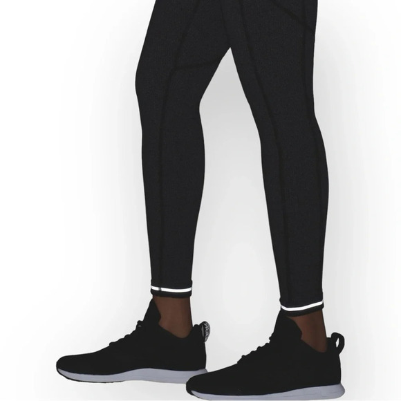 Lululemon Speed Tight V Variegated Knit Black 2 - Picture 6 of 14